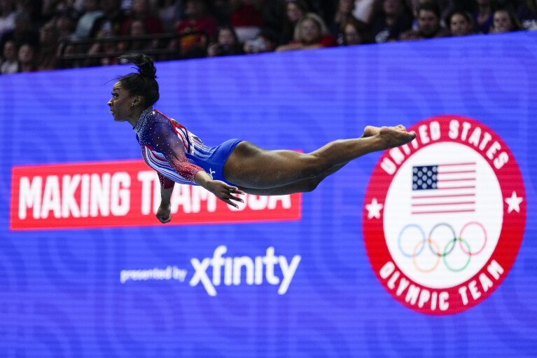 Simone Biles headlines a U.S. women’s gymnastics team eyeing redemption at the Paris Olympics