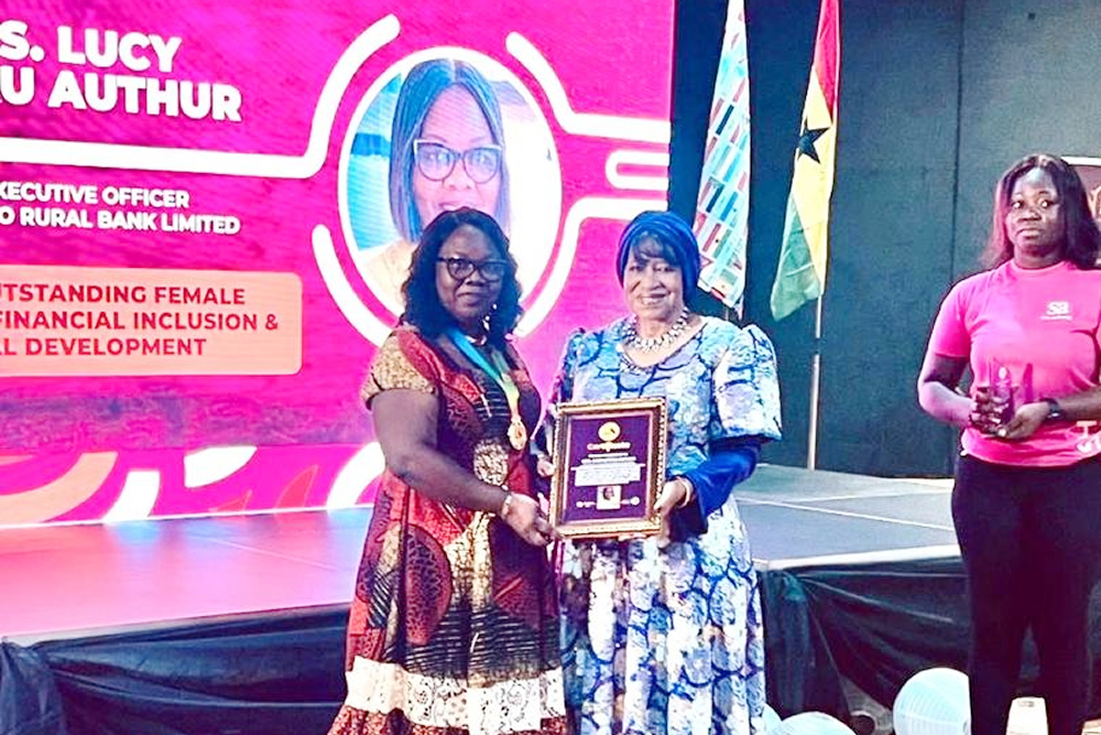 Kwahu Praso Rural Bank CEO Honoured at Feminine Ghana Achievement Awards